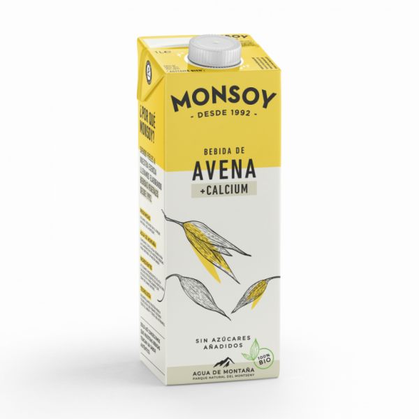 Bebida de Avena Calcio Bio 1 L - MONSOY