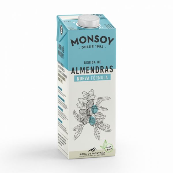 Bebida Biológica de Amêndoa 1 L - MONSOY