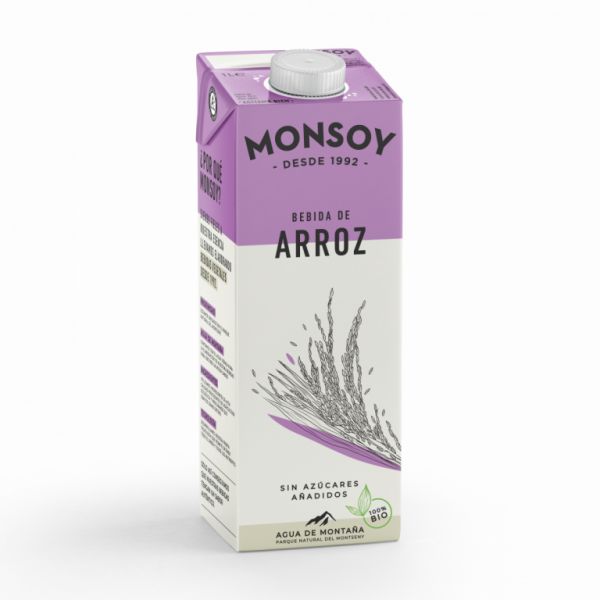 Organic Rice Drink 1 L - MONSOY