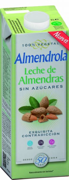 Bebida de almendras sin azúcar 1 litro