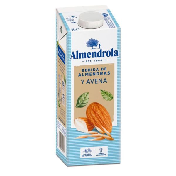 Bebida de avena con almendras 1 litro - ALMENDROLA