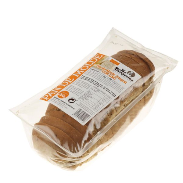 Pain de mie complet au lin 260 g - La Campesina