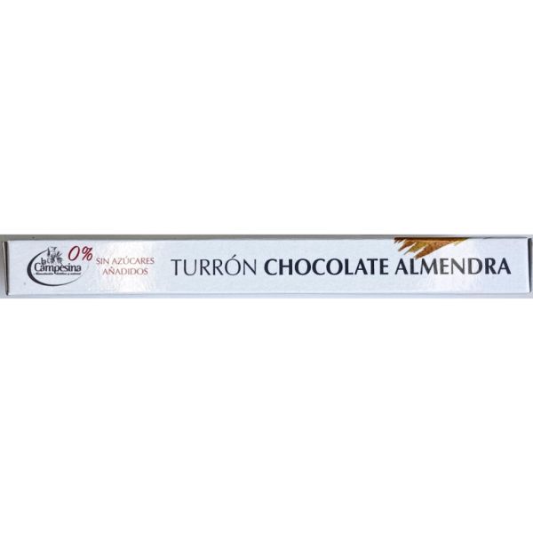 Almond chocolate nougat 185 grams - La Campesina Img 4