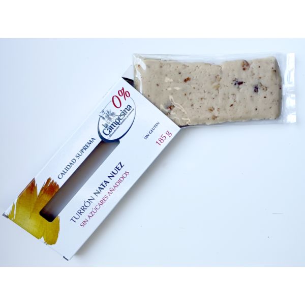 Walnut cream nougat 185 grams - La Campesina