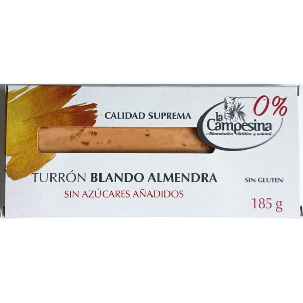 Turrón almendra blando jijona 185 gramos Img 2