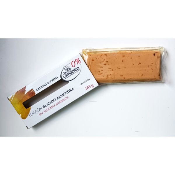 Turrón almendra blando jijona 185 gramos