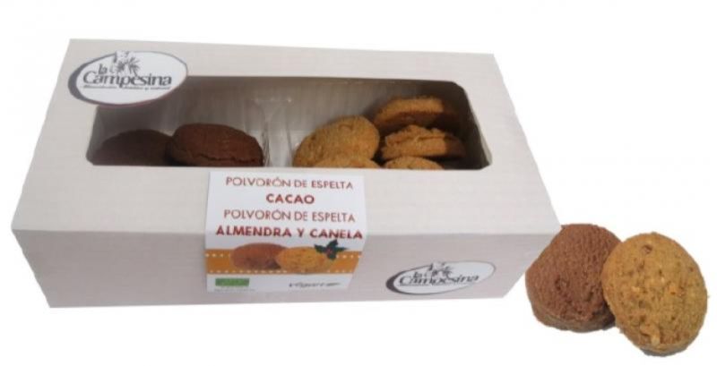 Polvorón de espelta almendra y canela Bio 190 gramos