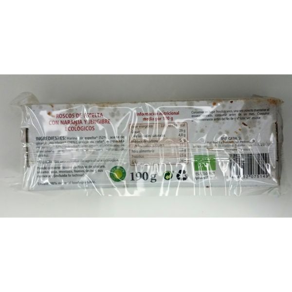 Sinaasappelspelt- en biologische gemberbroodjes 190g Img 4