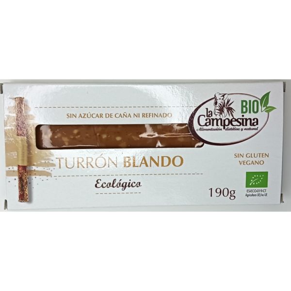 Mjuk nougat utan socker 190 g - La Campesina