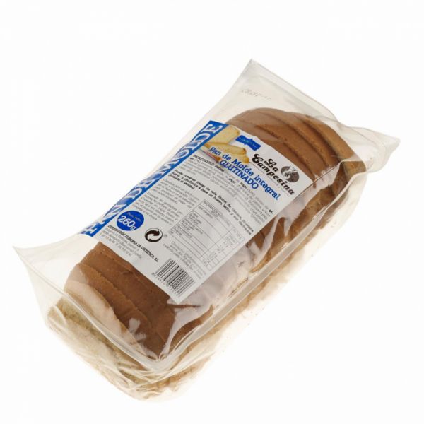 Glutinated Whole Wheat Bread 260 g - La Campesina