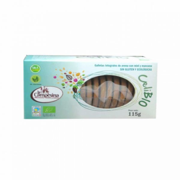 Celibio Biscuits Intégraux à l'Avoine (Vert) BIO 115 g