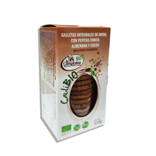 Celibio Biscuits Intégraux à l'Avoine (Marron) BIO 115 g