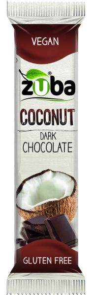 Barre de Chocolat Noir Bio Sans Gluten et Noix de Coco 53 g