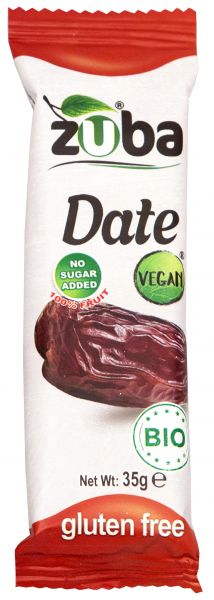 Gluten-Free Organic Date Bar 35 g - ZUBA