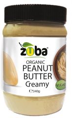 Buy ZUBA Organic Creamy Peanut Butter 340 g By 6,75€