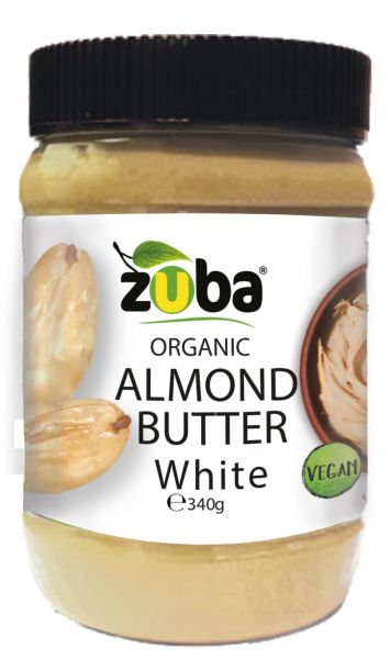 Biologische Witte Amandelcrème 340 g - ZUBA