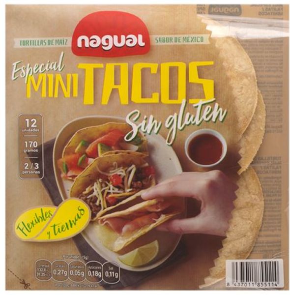 Spezielle Maistortilla Mini Glutenfreie Tacos 12 Tortillas 170 g