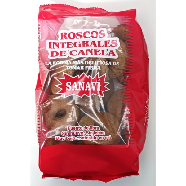 Rolinhos integrais de canela 400gr - SANAVI Img 2