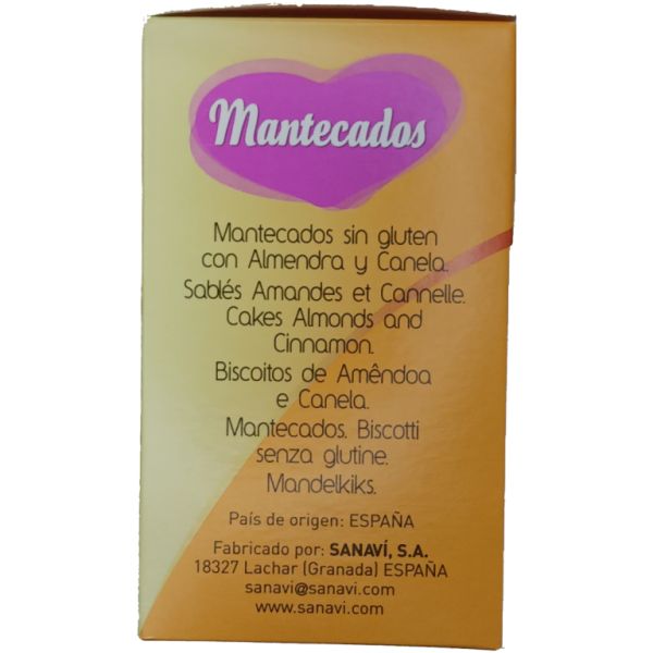 Mantecados sin gluten 200 gr - SANAVI Img 4