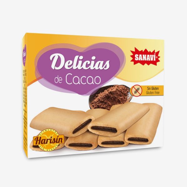 DELICIAS CHOCOLATE SIN GLUTEN 6 Und - SANAVI