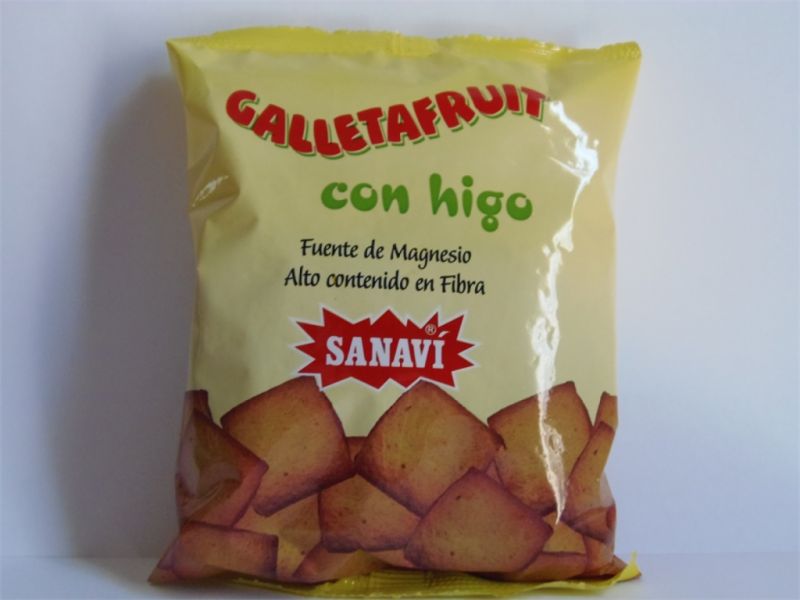 FIESTA GALLETA HIGO 250 gr - SANAVI