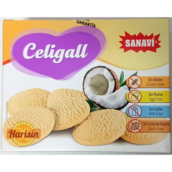 Biscoitos sem glúten Celigall 150 gr - SANAVI Img 2