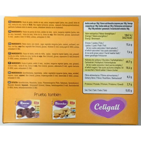 Biscotti senza glutine Celigall 150 gr - SANAVI Img 3