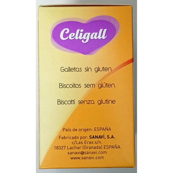 Biscotti senza glutine Celigall 150 gr - SANAVI Img 4