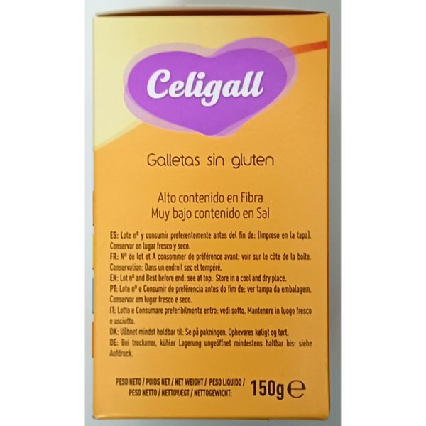 Celigall glutenfria kakor 150 gr - SANAVI Img 5