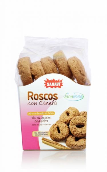 Roscos de Canela Sin Azúcar 200 g - SANAVI