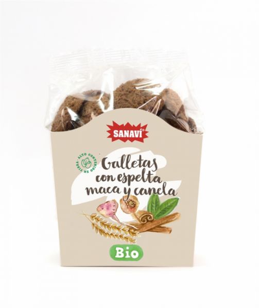 BISCOTTO DI FARRO MACA E CANNELLA 200 g - SANAVI