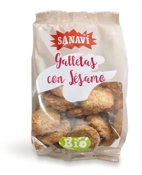 BISCOITOS COM GERGELIM 250 G - SANAVI