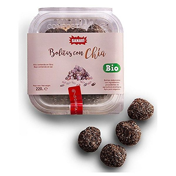 Bolas com Chia BIO 220 g - SANAVI