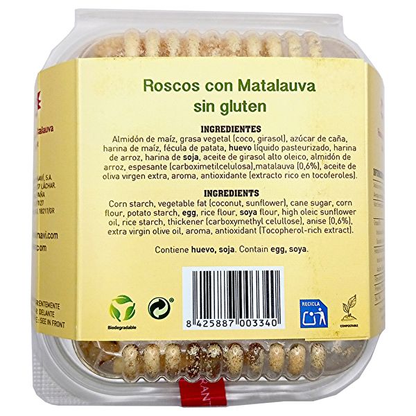 Roscos amb Matalauva SENSE GLUTEN - SANAVI Img 3