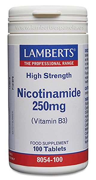 Nicotinamiva (Vitamin B3) 100 Capsules - LAMBERTS