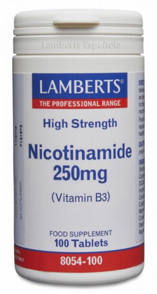 Nicotinamiva (Vitamin B3) 100 Kapseln - LAMBERTS