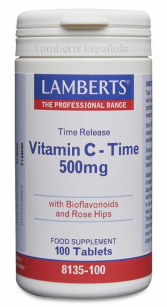 VITAMINA C 500MG AMB BIOFLAVONOIDS 100 Tabs