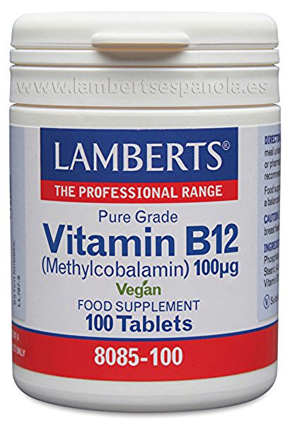 Vitamin B12 100 Tablets - LAMBERTS