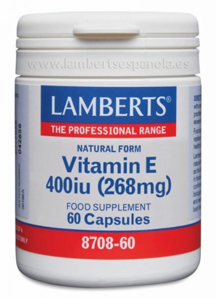 Vitamin E 400 IE 60 Kapseln - LAMBERTS