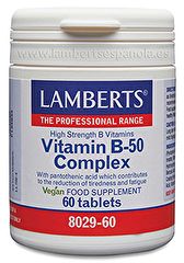 Comprar LAMBERTS Complex de Vitamines B-50 60 Càpsules Per 21,90€