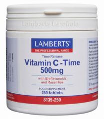 Buy LAMBERTS VITAMIN C 500MG WITH BIOFLAVONOIDS 250 Tabs By 39,95€