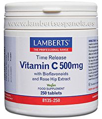 Comprar LAMBERTS Vitamina C 500mg com Bioflavonóides 250 Tabs Por 39,95€