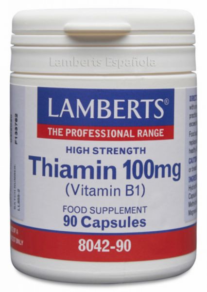 Thiamin (Vitamin B1) 90 Kapseln - LAMBERTS