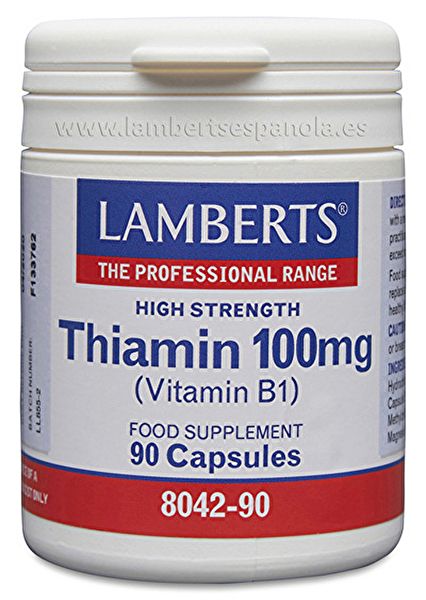 Thiamine (Vitamine B1) 90 Gélules - LAMBERTS