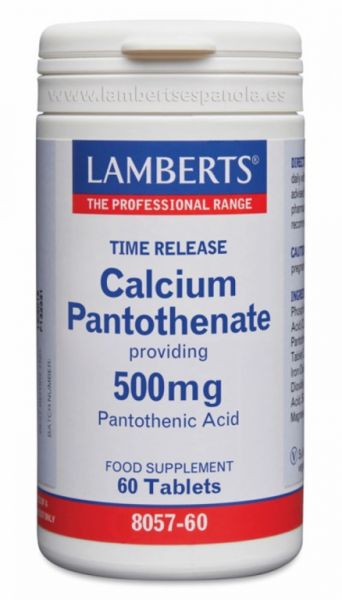 Calcium Pantothenate LS 60 Capsules - LAMBERTS