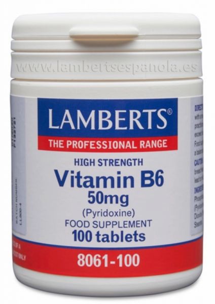 VITAMIN B6 (PYRIDOXIN) 100 Kapseln - LAMBERTS