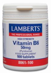 Comprar LAMBERTS VITAMINA B6 (PIRIDOXINA) 100 Cápsulas Por 15,45€