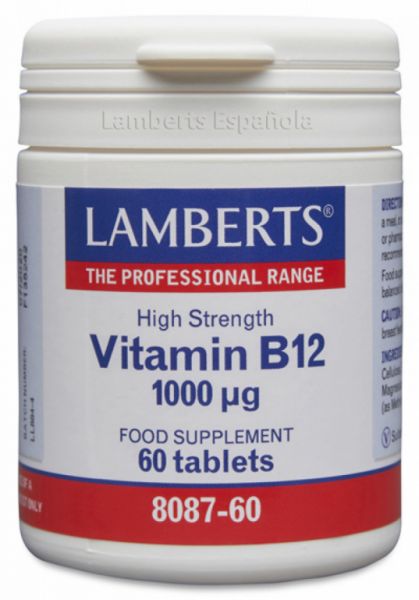 Vitamin B12 60 Tablets - LAMBERTS