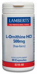 Acheter LAMBERTS L-Ornithine 500 mg 60 Gélules Par 38,95€