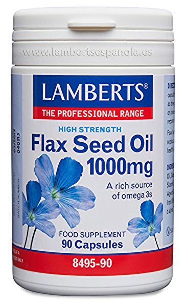 Flax Seed Oil 90 Capsules - LAMBERTS